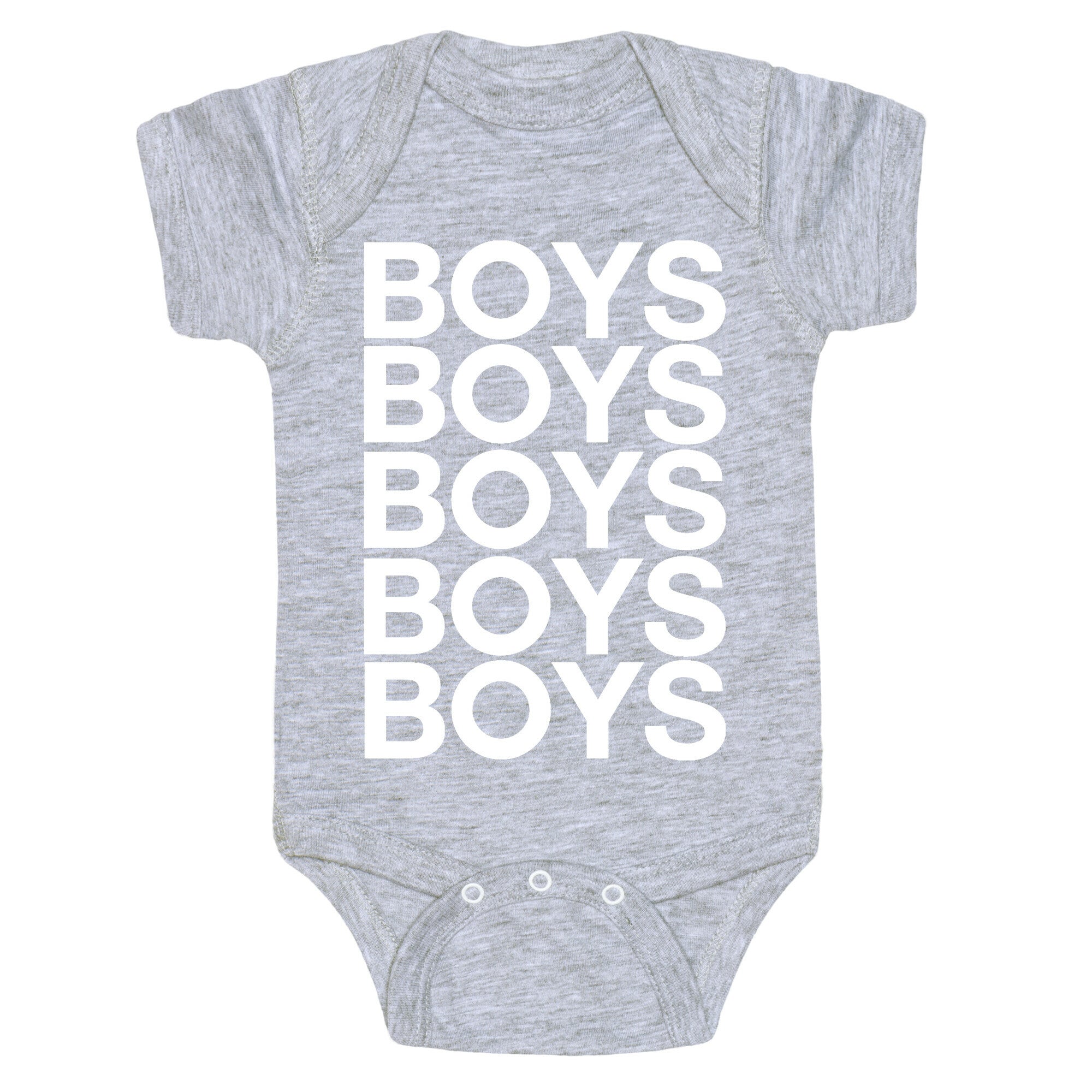 Boys Boys Boys Baby One Piece